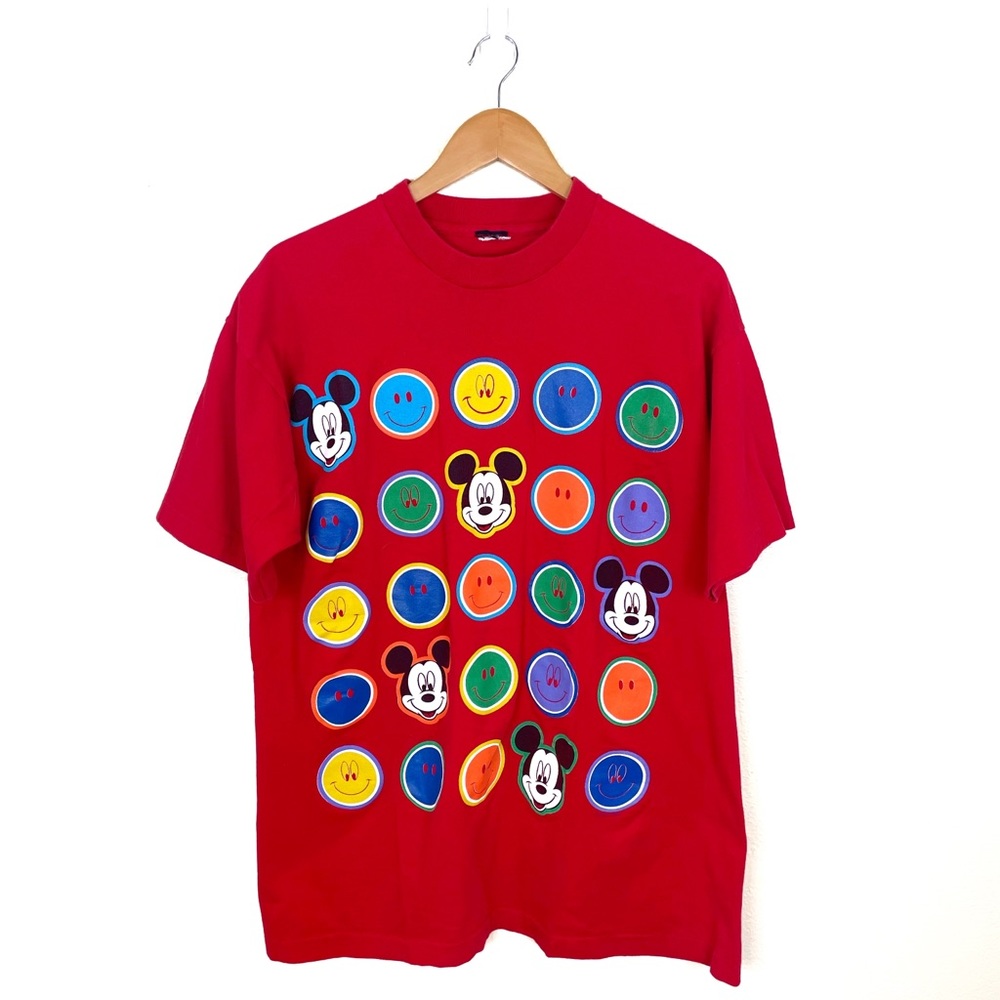 90s Mickey Mouse all over print tee
